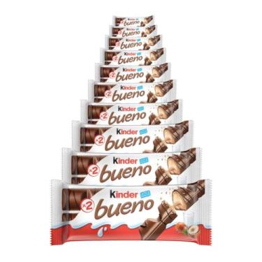 Imagem de Chocolate Kinder Bueno, 10 Pacotes de 43g