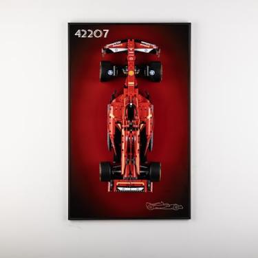 Imagem de Nitemode Display Wallboard Compatible with Lego Technic Ferrari Model Car Kit Building Set 42207(No Model)
