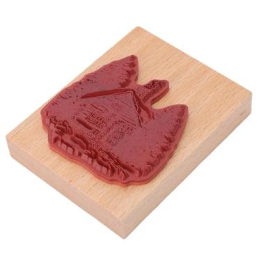 Imagem de GLOGLOW Carimbo de Borracha de Madeira, Selos de Madeira Tema Scrapbooking Selo Adequado para Planejadores de Artesanato Diários de Viagem Cartão Fazendo Carimbo de Borracha de, Fácil de Usar