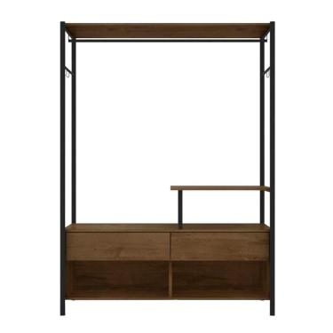 Imagem de Guarda Roupa Closet Modulado Barcelona Preto Demolição