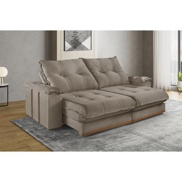 Imagem de Sofa Retratil e Reclinavel 5 Lugares M-193 2,90m Molas Ensacadas Pillow Top Estofados Martins