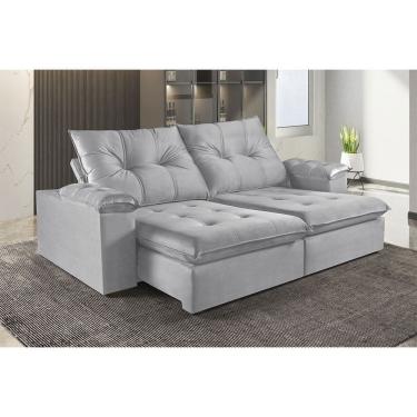 Imagem de Sofa Retratil e Reclinavel 2 Lugares M-194 2,10m Molas Ensacadas Pillow Top Estofados Martins