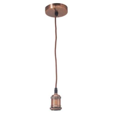 Imagem de Pendente Simples Vintage Retro Soquete E27 A1 - CTB