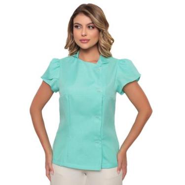 Imagem de Dolma Chef Feminina Verde Claro Luísa - gardenia jalecos, P