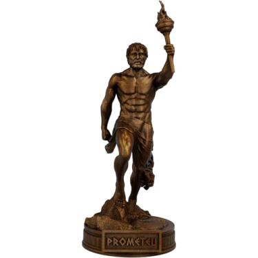 Imagem de Estátua Prometeu - Titã Mitologia Grega Estatueta (Cor Cobre Antigo)