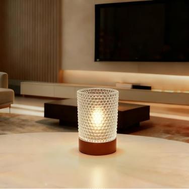 Imagem de GZWANHANGMY Luz noturna operada por bateria com temporizador, lâmpada decorativa estética sem fio, luzes quentes para banheiro, corredor, quarto, cozinha, escada (ponto)