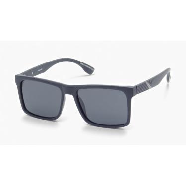 Imagem de Óculos de Sol Casual Polarizado Masculino Polo London Club, Lente UV400 Kit contém Case Couro ECO (Preto)