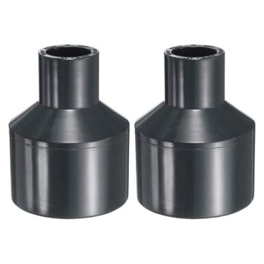 Imagem de HARFINGTON Acoplamento redutor de PVC 2 peças de acoplamento redutor de 3,5 cm x 1,27 cm Adaptador de encaixes de tubulação DWV Redutor de duto para esgoto encanamento tubo de drenagem suprimentos de