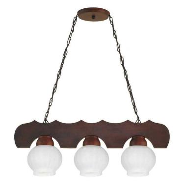 Imagem de Pendente Canga Envelhecido 3 Lâmpadas 303E