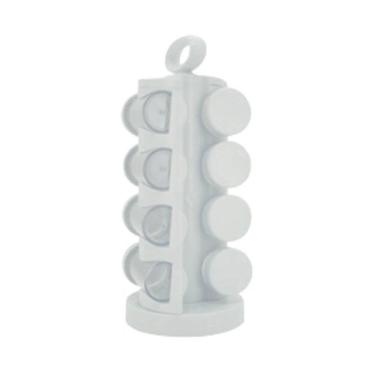 Imagem de Porta Condimentos E Temperos Poliestireno Giratório Branco