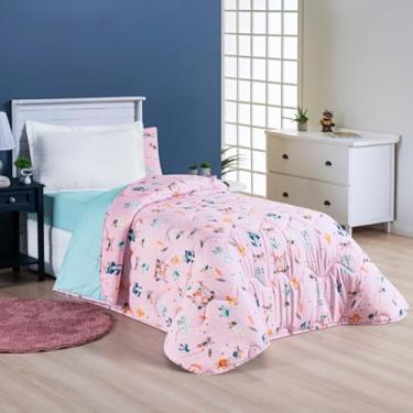 Imagem de Edredom Solteiro 200 Fios Dupla Face Matelado Infantil 01 Peça Tutti Kids Foxy