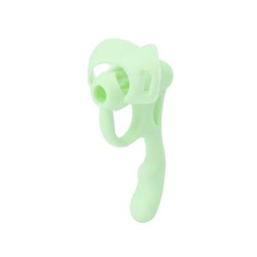 Imagem de Adaptador Corretor de Escrita Ergonômico Pega Fina 5 Dedos Colorido (Verde)