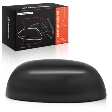 Imagem de A-Premium Tampa da tampa do espelho retrovisor do lado do passageiro - Compatível com Kia Soul 2014-2019 - Preto liso, sem furo de seta