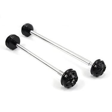 Imagem de Protetores de roda deslizantes de eixo Arashi Garfo dianteiro e traseiro para Honda CBR600RR 2013-2015, acessórios de motocicleta peças pretas