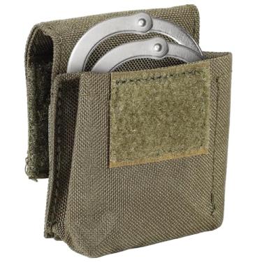 Imagem de Bolsa para algemas Oxford, suporte de cinto tático, bolsa de punho compacta para oficial de segurança, acessórios de aplicação para a maioria das algemas