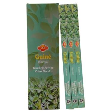 Imagem de Incenso Indiano Sac Guiné - Aroma Forte e Herbal 3 Caixinhas