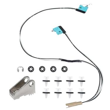 Imagem de Panwarmoll 1042845-00-A Kit de reparo de maçaneta de porta atualizado compatível com Tesla Model S 2012-2017 com micro interruptor chicote puxador pá clipes de painel de porta substituir 1042845-00-A