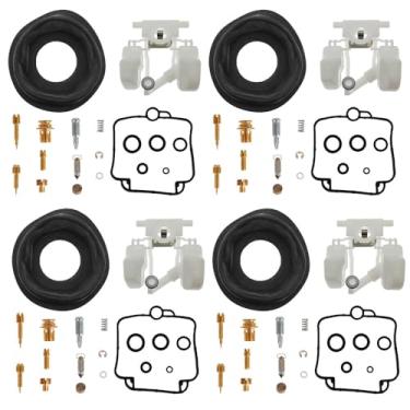 Imagem de Kit de reparo de carburador para Suzuki GSXR1100 GSXR750 GSF1200S 1997-2000 Katana 750 1100 com diafragma flutuante