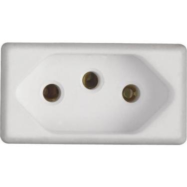 Imagem de Tomada 2P+T 20A 250V Branco Tramontina