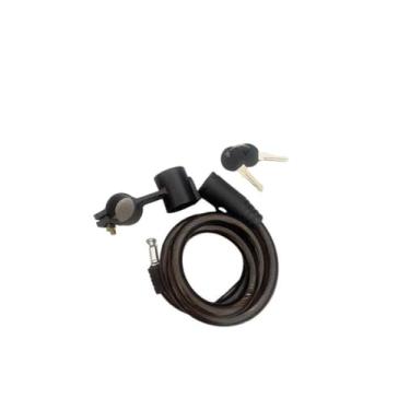 Imagem de Cadeado para Motocicleta, Cadeado Grosso Cabo Aço 1mt X 12mm P/Bike Moto 2 Chaves(GTA)