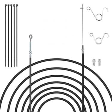 Imagem de Windance Kit de cabo de acelerador 8252-1390 180.3 cm adequado para Predator 212cc 196cc GX160 GX200 6,5hp Motor American Sportworks Racing cortador de grama Go Kart acessórios de peças de aço