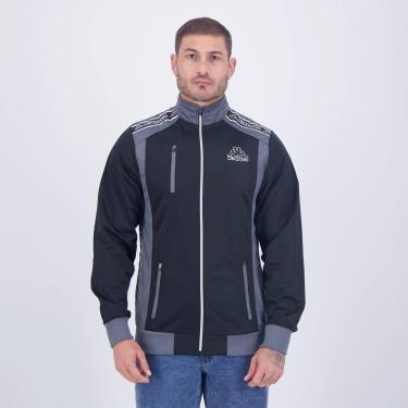 Imagem de Jaqueta Kappa Trilobal Leslie Preta-Masculino