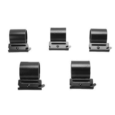 Imagem de Luocute Porta-ferramentas de Esteira E, Cabides de Tubo Circular de Aço Resistente para Ancinhos, Pás, Vassouras, Ganchos de de Armazenamento de Garagem Com Acessórios de Mola de