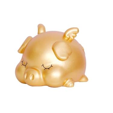 Imagem de Cofrinho de vinil com grande capacidade, lindo pote econômico para presentes de aniversário e Páscoa, armazenamento prático de dinheiro com pingente