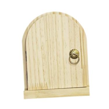 Imagem de Baoblaze Adesivo decorativo de parede para interruptor com tampa de tomada de madeira, estilo nórdico criativo, para decoração de chalé, a