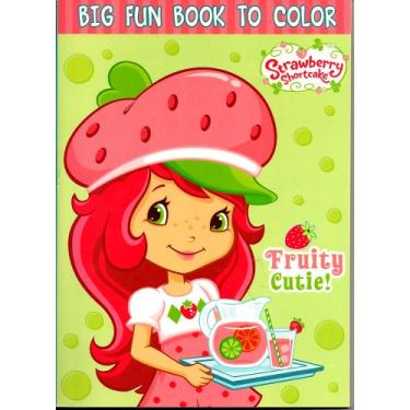Imagem de Chocolate de morango grande divertido livro para cor ~ Fruta fofa (96 páginas)
