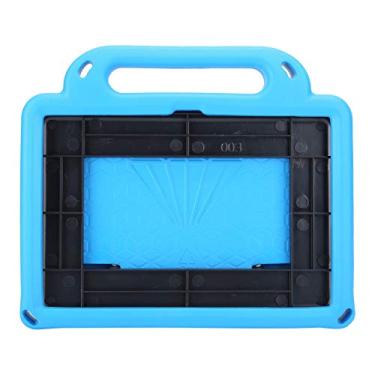 Imagem de Cryfokt Fire HD 8 e 8 Plus 2020 Tablet Azul Proteção à Prova de Choque para Crianças, Capa para Tablet EVA Com Suporte e Alça de Ombro para Carro, Academias