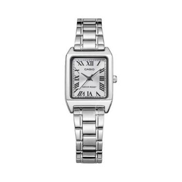 Imagem de Relógio De Luxo Feminino À Prova d'Água Em Aço Inoxidável Quartz Casio