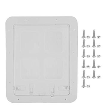 Imagem de CUOFYUNL Pet Small Cachorro Tela de tela deslizante para porta com aba magnética e ventilação (S)