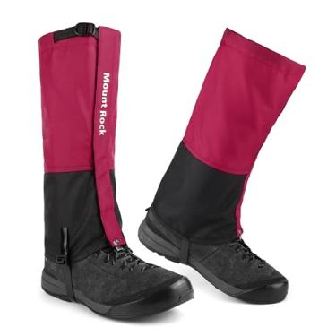 Imagem de wasserflux Polainas de perna à prova d'água – Capas de bota de nylon 420D/600D, tiras de TPU resistentes ao frio, caminhadas, montanhismo, esqui e caça, Roxa, XG