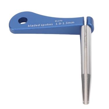 Imagem de RiToEasysports Ferramenta de Fixação de Raio de Lâmina de Bicicleta, Chave de Suporte de Raio Plano de Liga de Alumínio para Reparo de Roda de Bicicleta e Motocicleta, Ferramenta de Ajuste Portátil