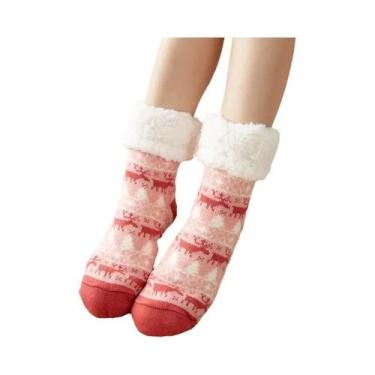 Imagem de Casaco de Pelúcia Feminino para Inverno - Pinguim, Veado, Urso - Quent