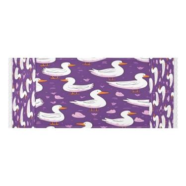 Imagem de Wassud Capas de lavadora e secadora de patos, protetor de lavadora com sacos de armazenamento, capa de geladeira à prova de poeira com bolsos para lavanderia doméstica, cozinha, 120 x 55 cm