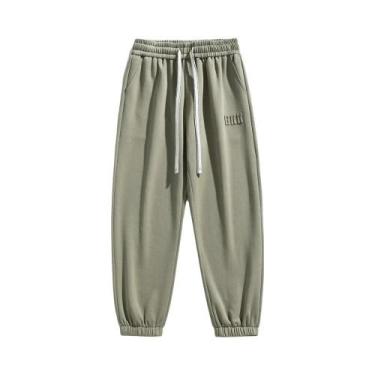 Imagem de Calças Jogger Masculinas Tamanho Grande 8XL 7XL 6XL Em Algodão E Polié