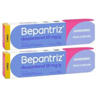Imagem de Kit 2 Bepantriz Dexpantenol Pomada Dermatológica 30G - Cimed