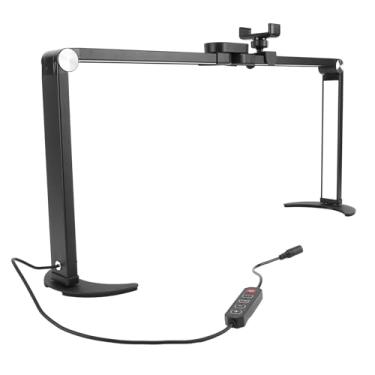 Imagem de Aramox Lâmpada Nail Tech, LED Em Forma de U 35W 2000LM Com Temperatura de Cor de 3200K a 5600K Brilho de 10 a 100 Design Dobrável para Extensão de Cílios de Manicure (BLACK)