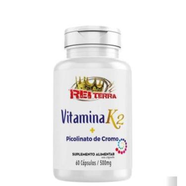 Imagem de Vitamina K2 + D3  Suplemento Essencial para Ossos e Imunidade  60 Cáps