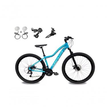 Imagem de Bicicleta Aro 29 Absolute Hera Feminina 21v Cambios Shimano Freio Hidraulico Mtb Alumínio Azul Tam: 15