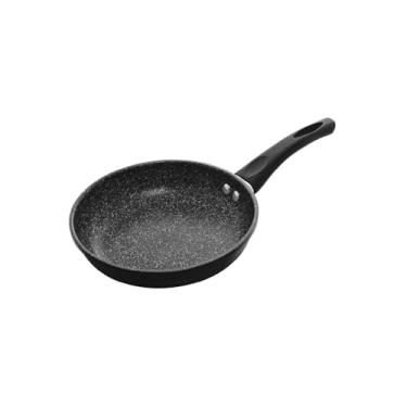 Imagem de Frigideira Antiaderente Indução Multifuncional, 20cm Diâmetro, Alumínio, Preta, Cabo Baquelite, Compatível com Fogão a Gás, Elétrico, Vitrocerâmico