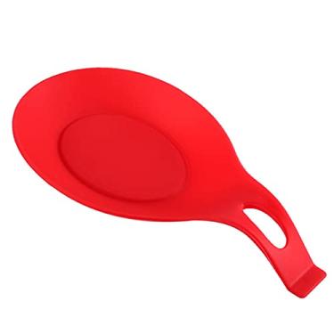 Imagem de Suporte de Colher Isolamento Utensílios Cozinha Silicone para Mais Limpa e Prática