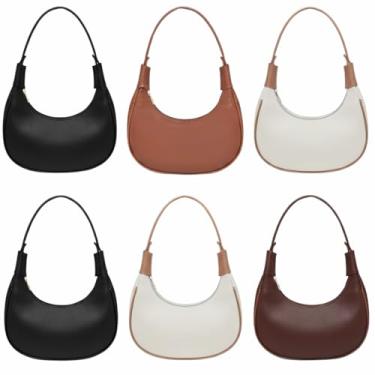 Imagem de Bolsa Feminina Meia Lua Branca Pequena (ALEATORIA, 1 UNIDADE)