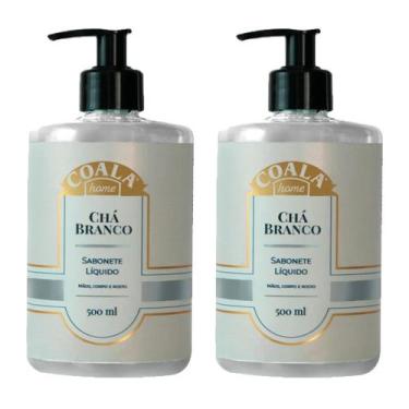 Imagem de Kit 2 Sabonete Líquido Coala Home Chá Branco 500ml