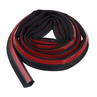 Imagem de Fita de vedação borracha para porta carro 5M Big D Small Z P Tipo Rebordo contra intempéries e isolamento acústico autom