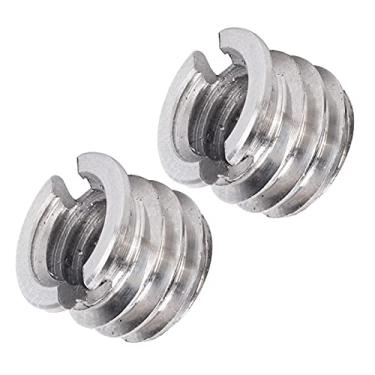 Imagem de aqxreight LS0011 2 Unidades de 1/4 pol. a 3/8 pol. Material de Ferro de Parafuso de Conversão para Equipamento Fotográfico de Cabeça Esférica de tripé Conversão de Produto de Ser e Garantir Alta