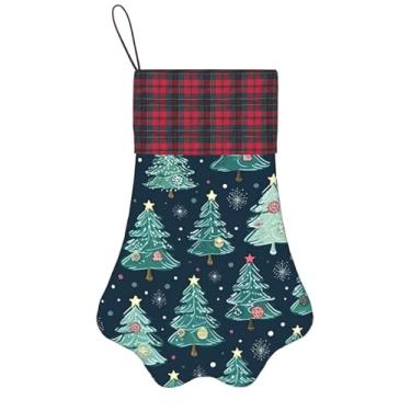 Imagem de Bolas de árvore de Natal, estampa de estrelas, meias de Natal, animais de estimação, decoração de Natal, cães, gatos, árvores, doces, presente, conveniente