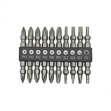 Imagem de Jogo Bits Ponta Dupla Western 10 Peças 65mm